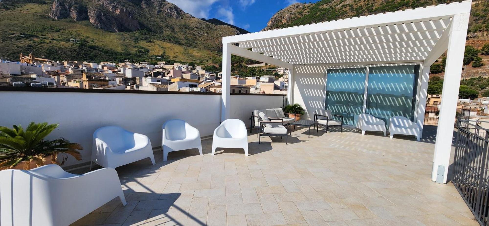 شقة Palazzo Del Golfo Penthouse كاستيلاّماري ديل غو المظهر الخارجي الصورة